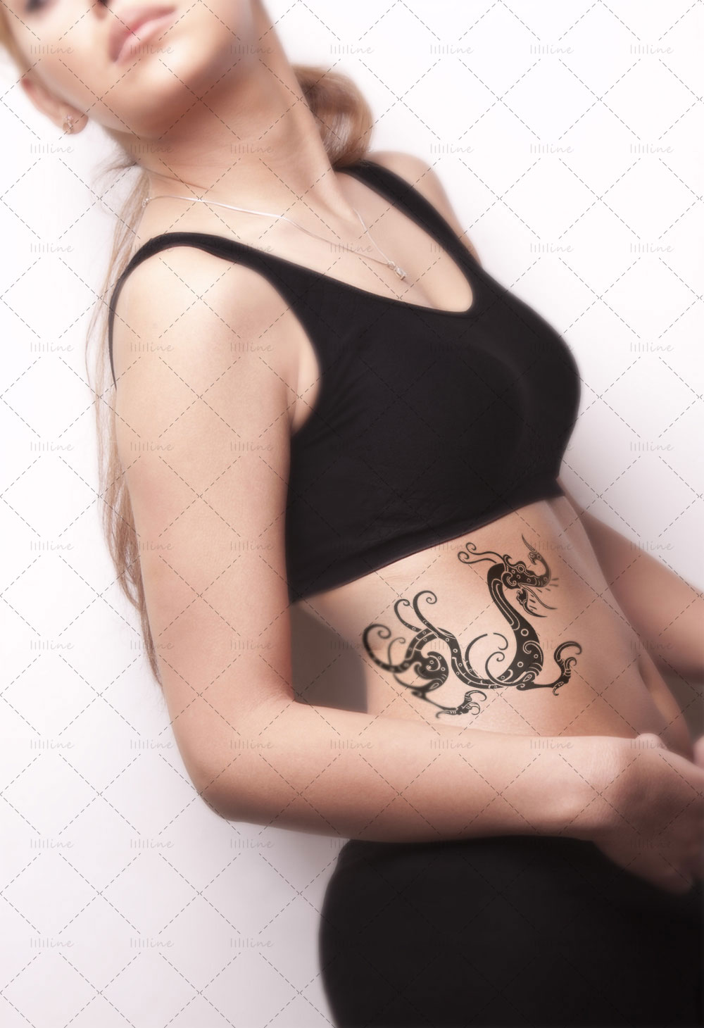 дракон totem tattoo pattern vi eps pdf